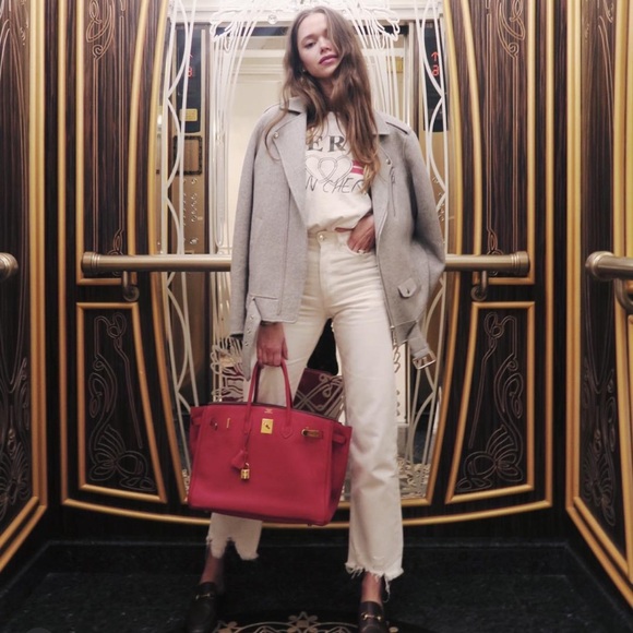 Theory Tralsmin Moto 100% Cashmere Jacket in Dark Grey in Medium - Picture 2 of 9